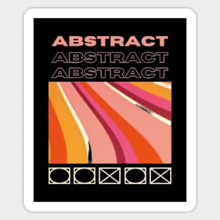 "ABSTRACT" Sticker